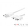 USB-кабель Moshi 30-pin to USB Cable White (0.9 m) (99MO023101) фото 0