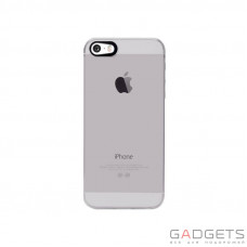 Чехол-накладка iBacks Transparent Case For iPhone 5/5S Gray