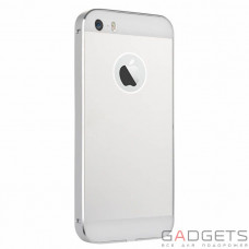 Чехол-бампер Baseus Metal frame + pan shining golden color series for iPhone 5/5S Silver