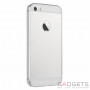 Чехол-бампер Baseus Metal frame + pan shining golden color series for iPhone 5/5S Silver фото 0