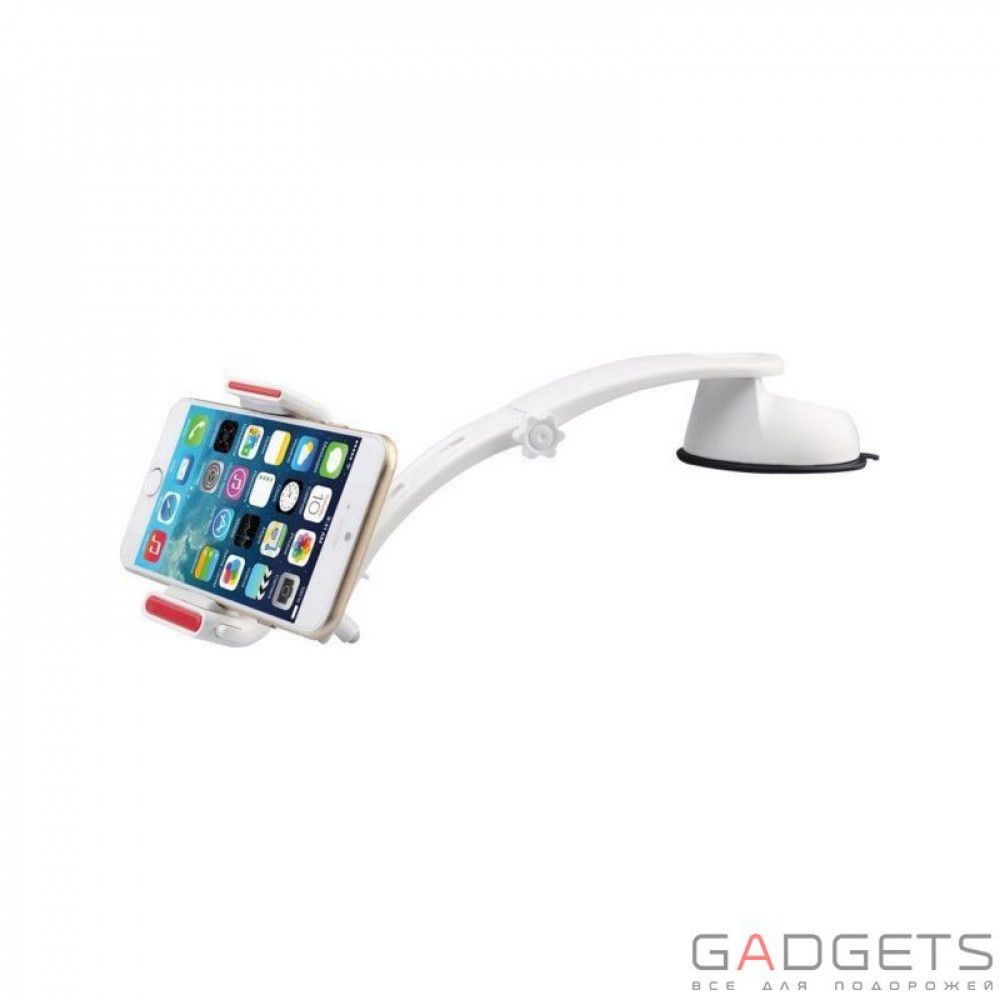 Фото Автомобильный держатель для смартфона Baseus Extend Car Mount White