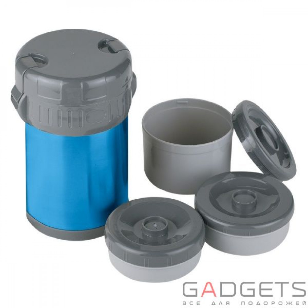 Фото Термос Ferrino Inox Lunch Jug With 3 Containers 1.5 Lt Blue