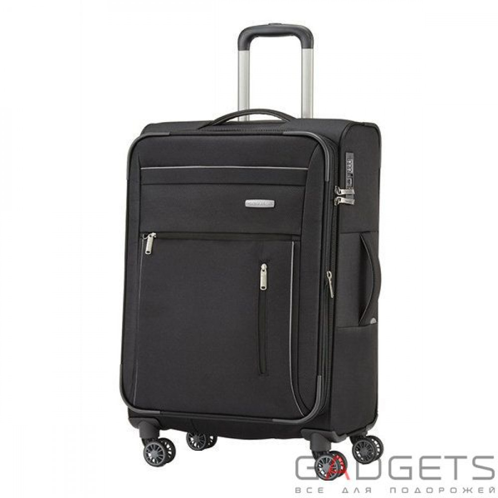 Фото Чемодан на 4-х колесах Travelite Capri (M) 67 л Black (TL089848-01)