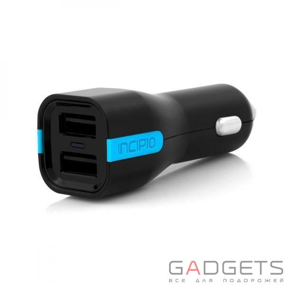 Фото Зарядний пристрій Incipio Auto Charger 4.8A, Dual USB (PW-176)