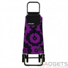 Сумка-тележка Rolser Pack Flor Logic Dos+2_43 Lila Negro (925965)