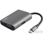 UBS-Хаб Baseus O HUB Type-C Multi-function Converter Silver (CATSX-E0G) фото 0