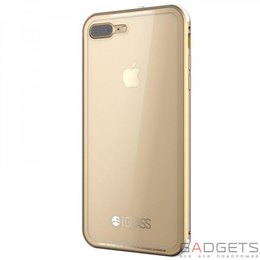Фото Чехол SwitchEasy Glass Case Gold для iPhone 7 Plus/8Plus