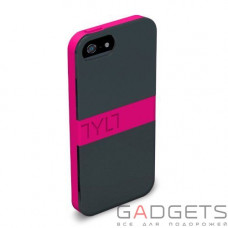 Чехол для iPhone 5/5s TYLT Neon Pink Band Shield (IP5DPBNDNP-T)