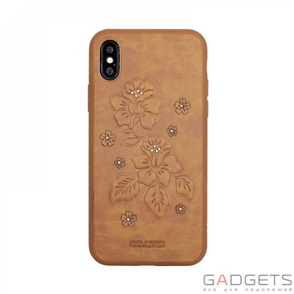 Фото Чехол-накладка Polo Azalea Case Brown для iPhone X/XS (SB-IPXSPAZA-BRW)