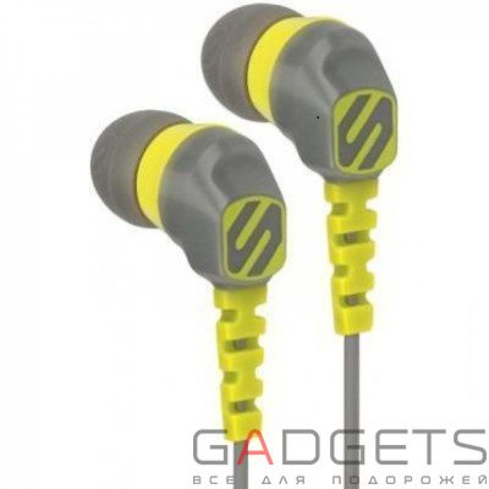 Фото Навушники Scosche Noise Isolation Sport Earbuds with Earhooks (HPS200GYY)