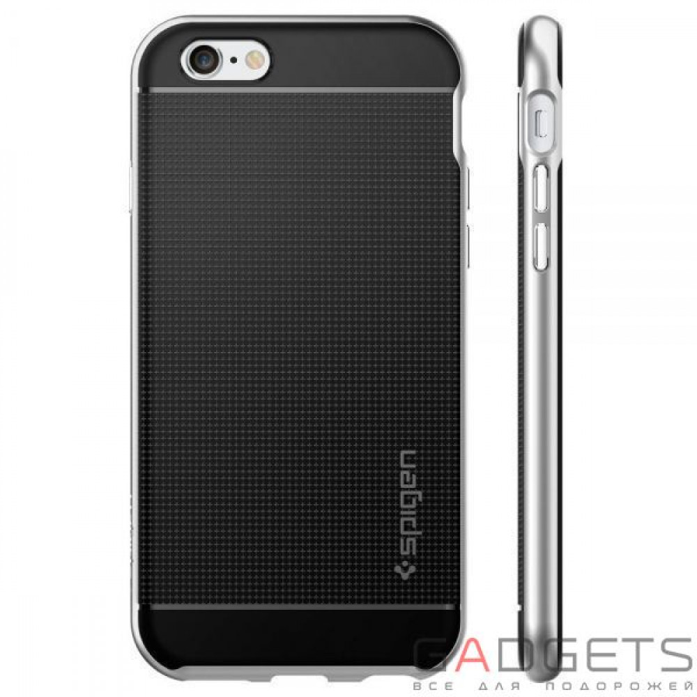 Фото Чехол-накладка Spigen Case Neo Hybrid Satin Silver for iPhone 6/6S (SGP11620)