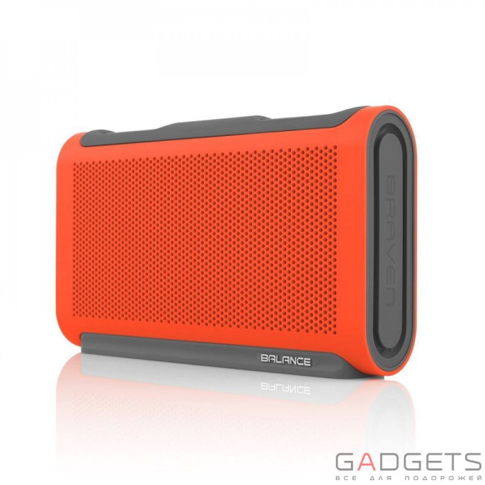 Фото Портативна акустика Braven Balance Portable Bluetooth Speaker Sunset OrangeGrayGray (BALOGG)