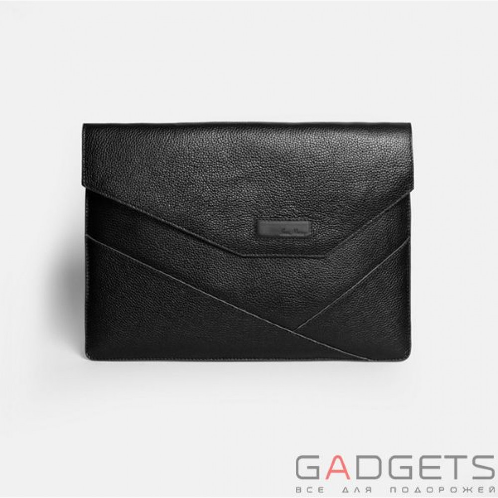 Фото Чехол-конверт Issa Hara MacBook 12'' Leather Black (MC12_11)