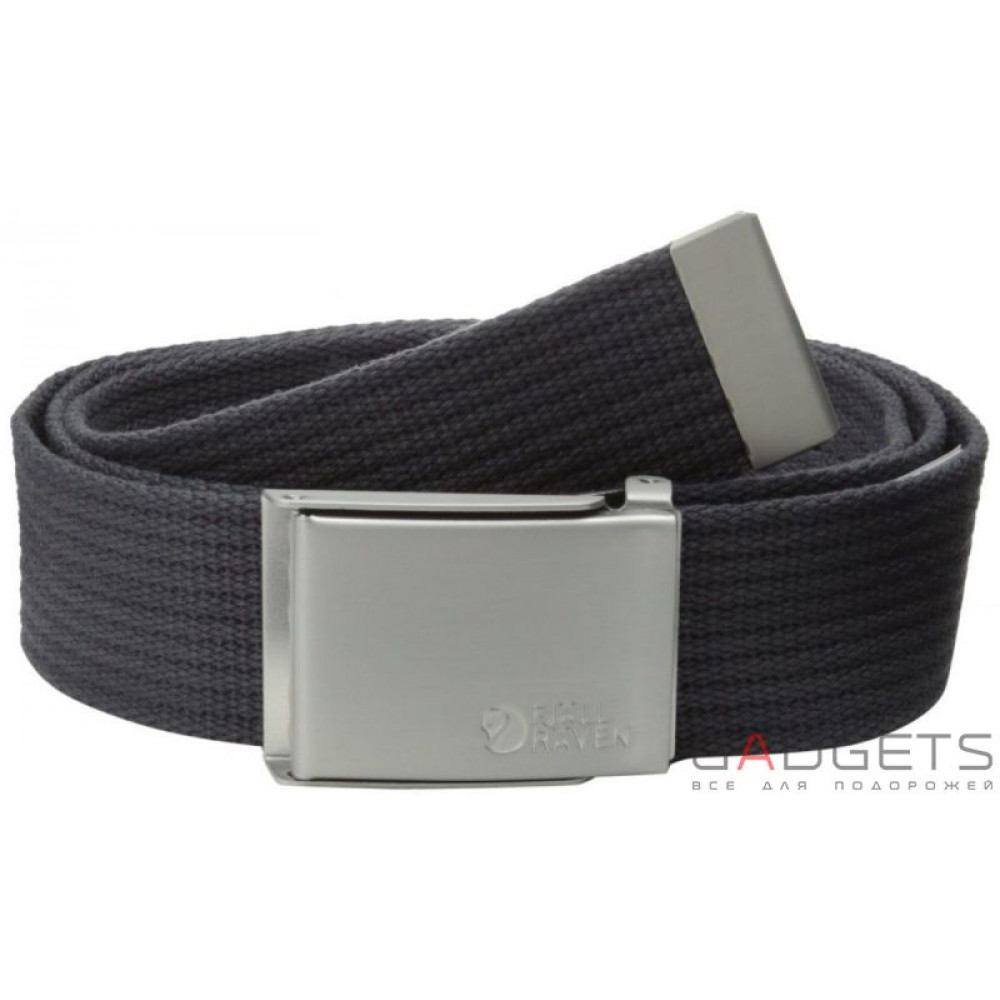 Фото Ремінь Fjallraven Canvas Belt Dark Grey (77029.030)