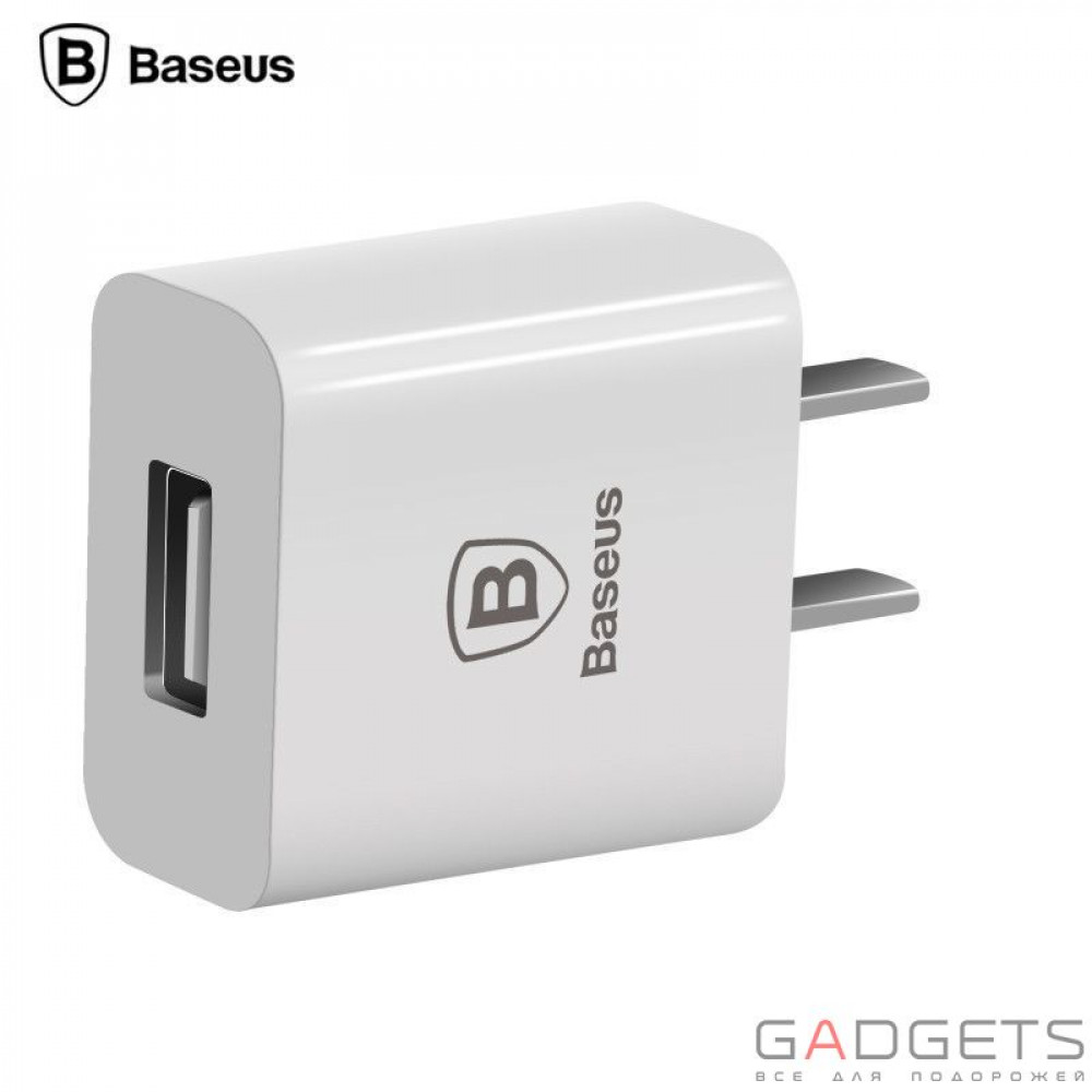 Фото Сетевое зарядное устройство Baseus Letour Charger 2.1 Amp White
