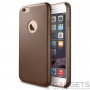 Чохол-накладка Spigen Case Leather Fit Series Olive Brown for iPhone 66S (SGP11356) фото 0