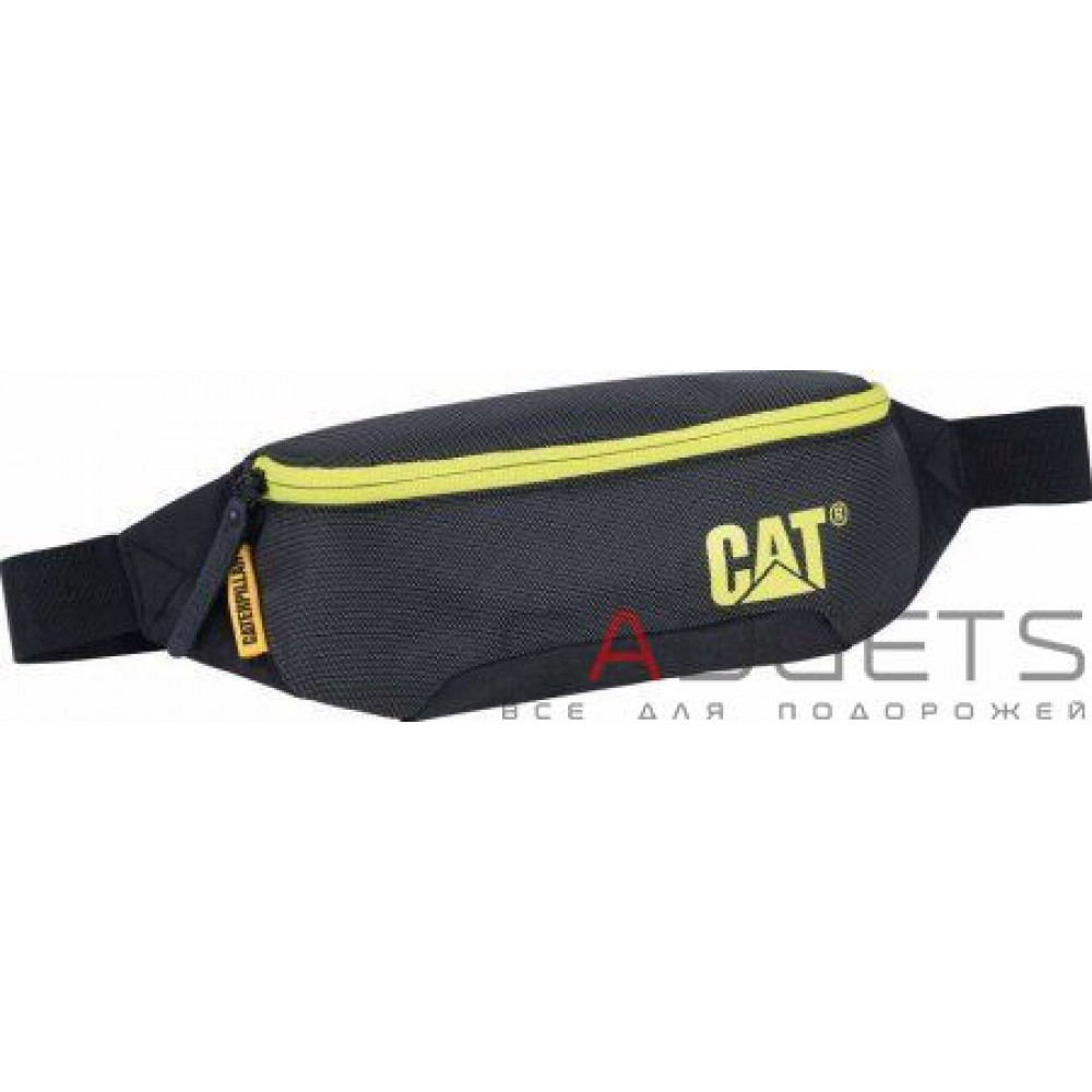 Фото Сумка на пояс CAT the Project Sport Edition Черный/лайм (83374;340)