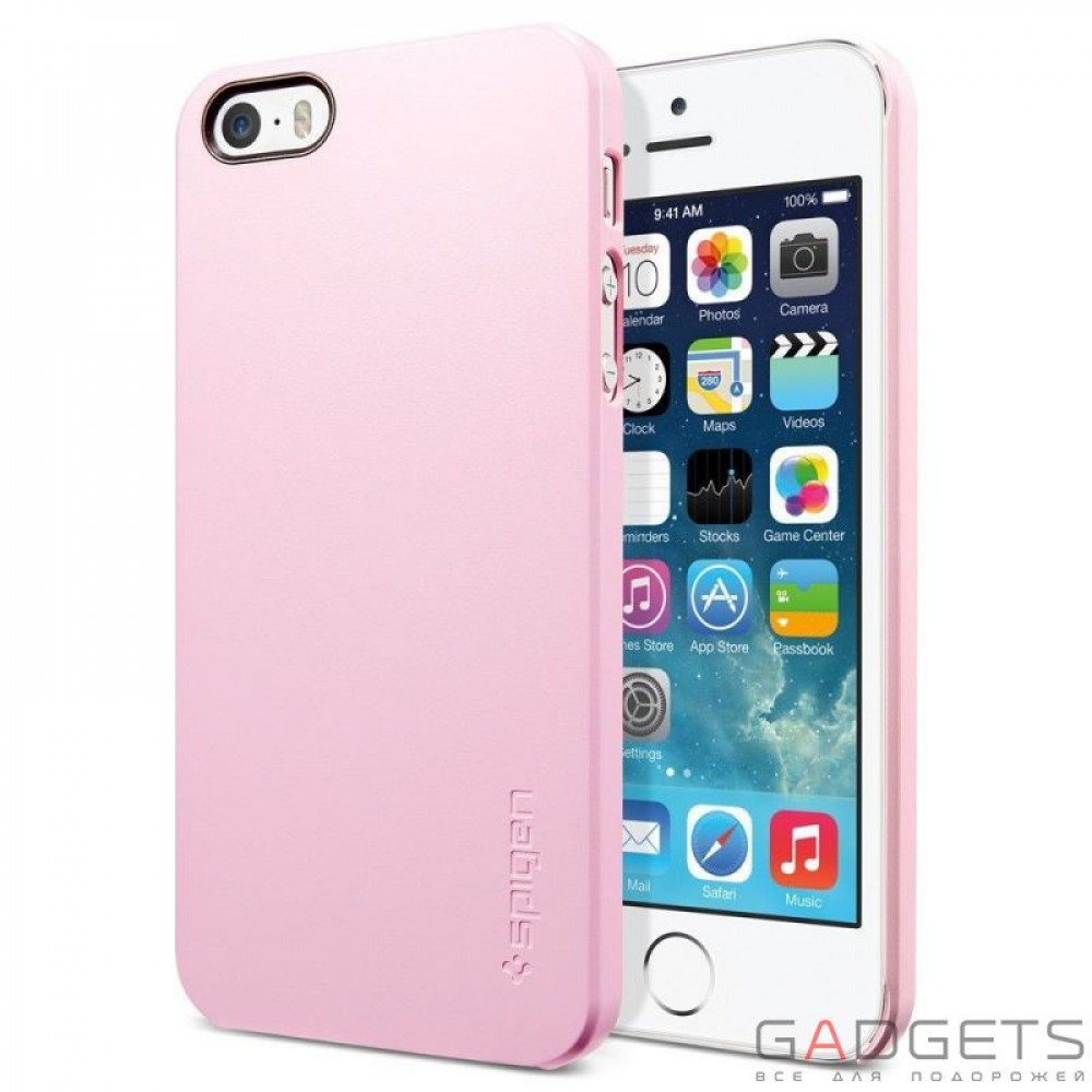 Фото Чохол-накладка SGP Case Ultra Thin Air Series Sherbet Pink для iPhone SE/5/5S (SGP09506)