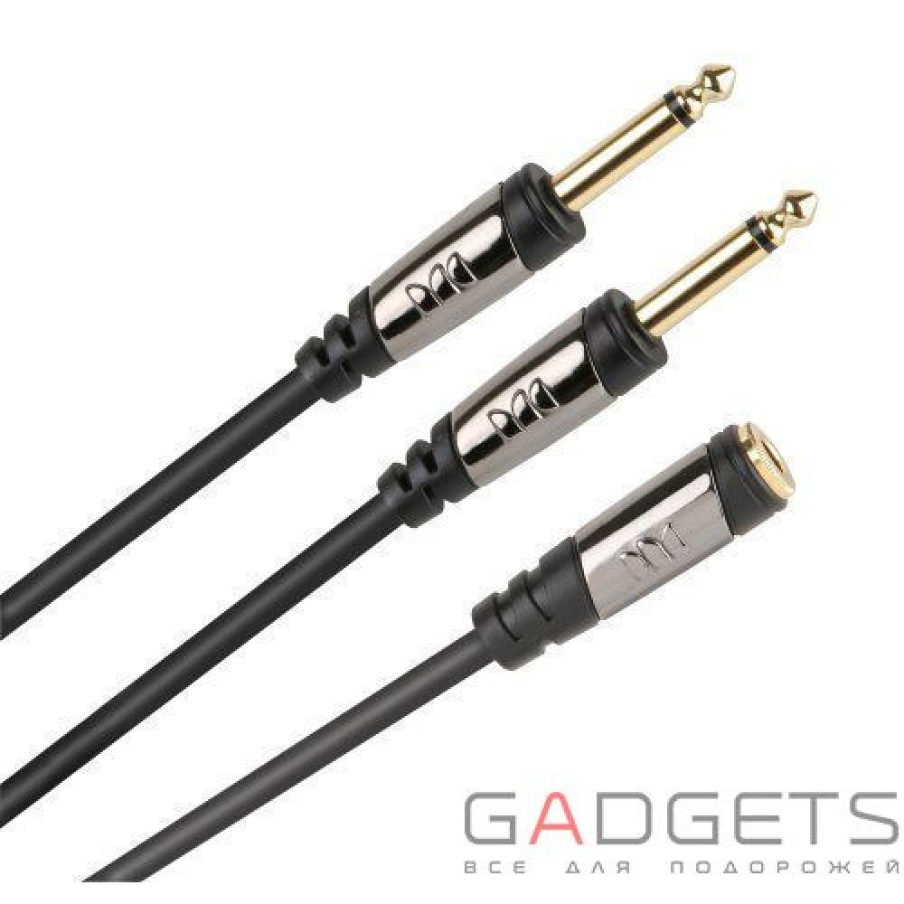 Фото Адаптер Monster CableLinks Y-Adapters 1/8 St Male to 2 Mono Female (MON-600442-00)