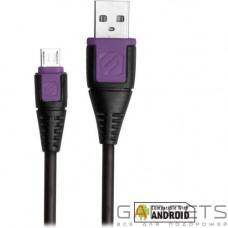 Кабель для передачі даних Scosche Premium Micro USB Cables чорний з фіолетовою вставкою (USBM3PU)