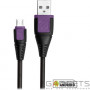 Кабель для передачи данных Scosche Premium Micro USB Cables черный с фиолетовой вставкой (USBM3PU) фото 0