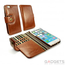 Чехол Vintage Leather Wallet Case для iPhone 6 Brown