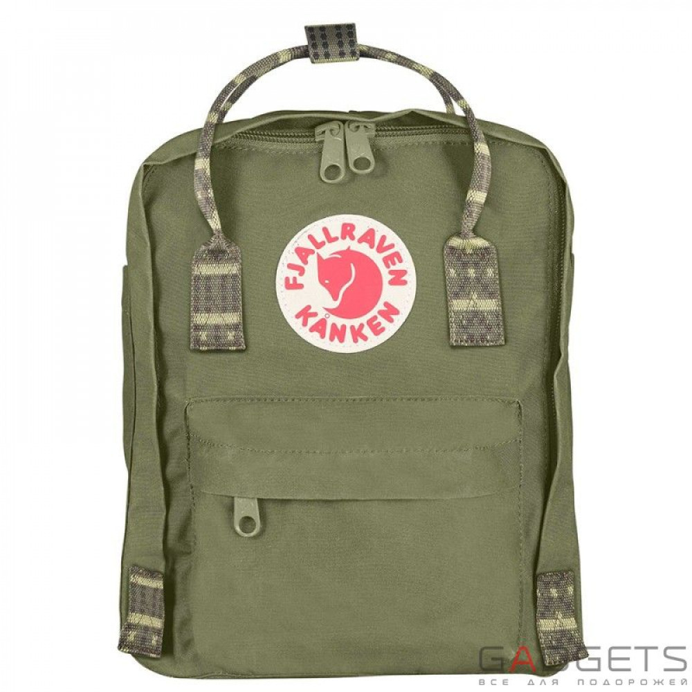 Фото Рюкзак Fjallraven Kanken Mini Green/Folk Pattern