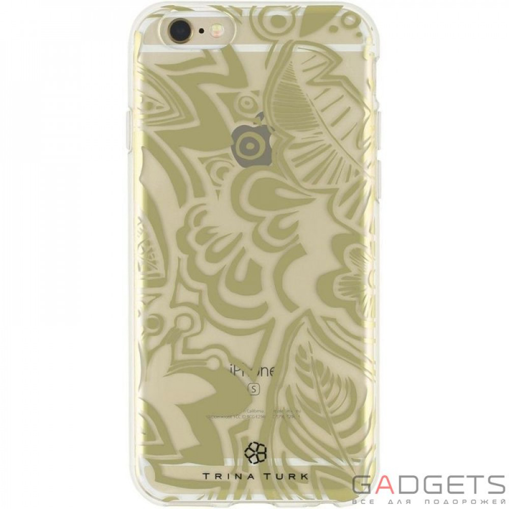 Фото Чехол Incipio Trina Turk Translucent Case 1-pc для iPhone 5/5s/SE Flat Tropic Gold/Clear (TTRK-IPH-030-FTGC)