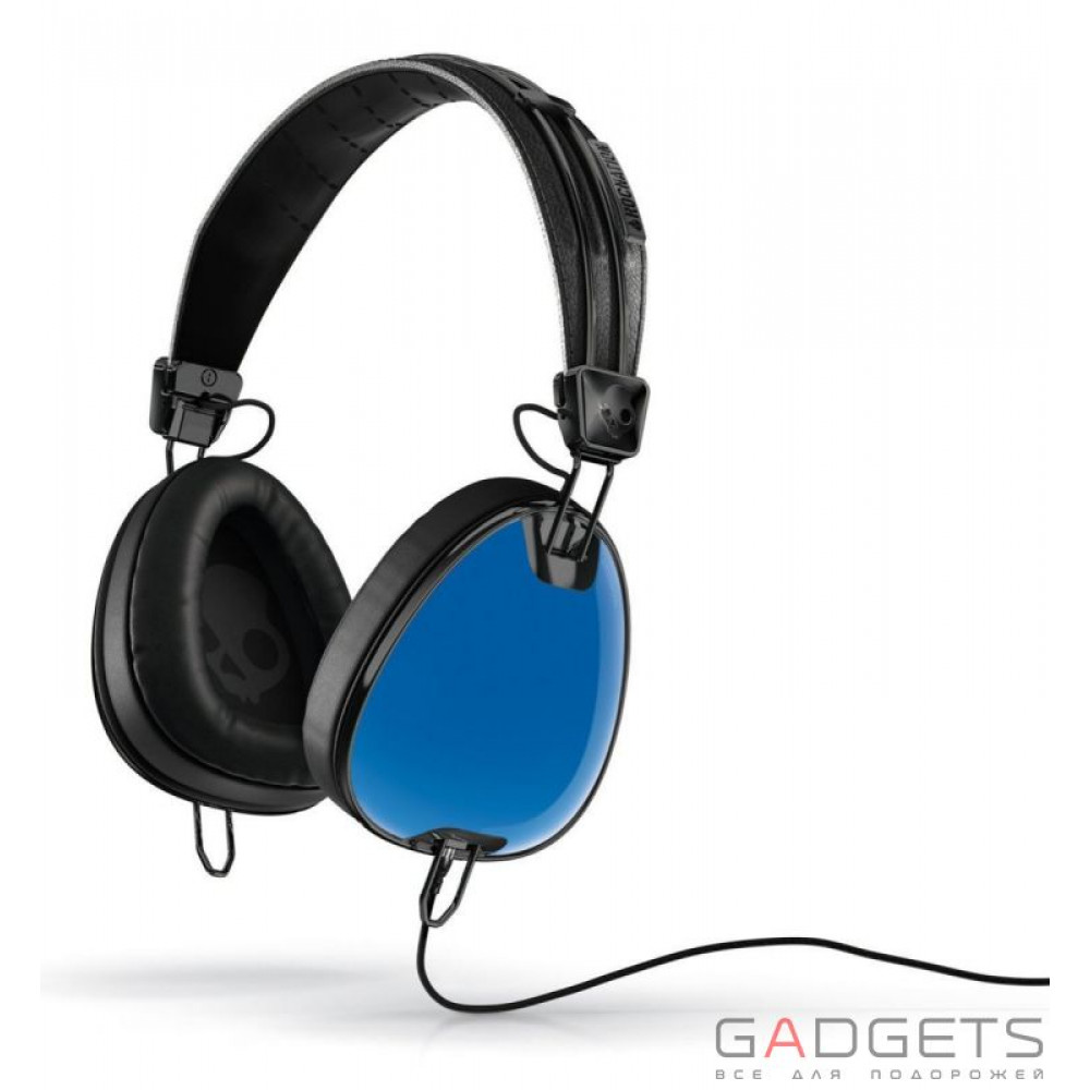 Фото Наушники Skullcandy Royal Blue/Black Aviator Over-Ear w/mic 3 (S6AVFM-289)