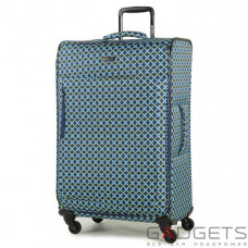 Чемодан Members Vogue (L) Blue Geo Print