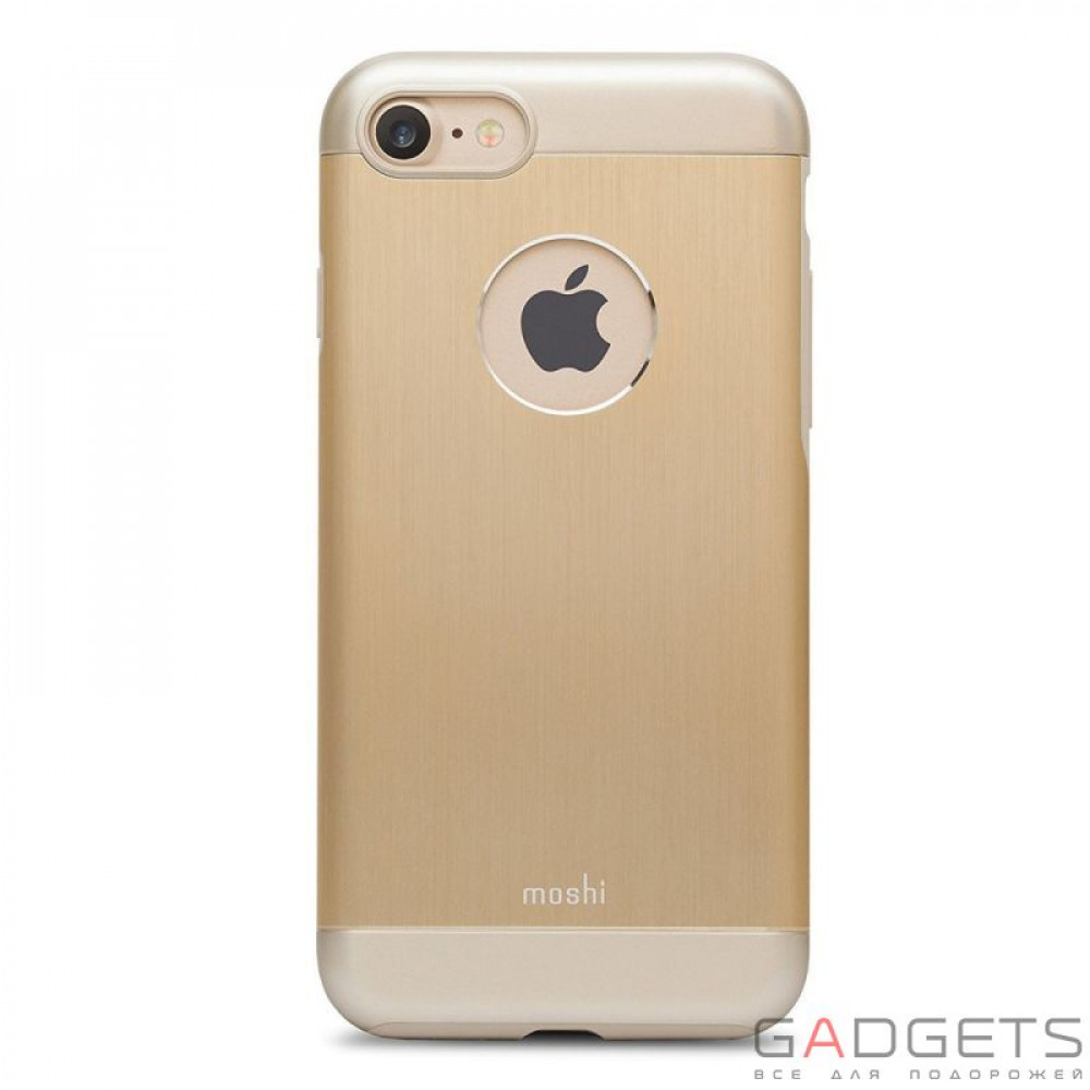 Фото Чехол-накладка Moshi iGlaze Armour Metallic Case Satin Gold для iPhone 7 (99MO088231)