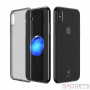 Чехол Baseus Simple Series Case Transparent Black для iPhone X (ARAPIPH8-B01) фото 0