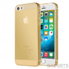 Чехол-накладка Baseus Simple Case для iPhone 5/5s/SE Gold