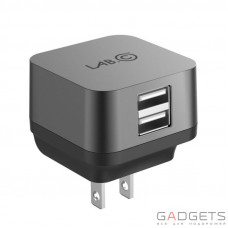 Сетевое з/у Lab.C X2 2 Port USB Wall Charger Space Gray (2.4A) (LABC-593-GR_KR)