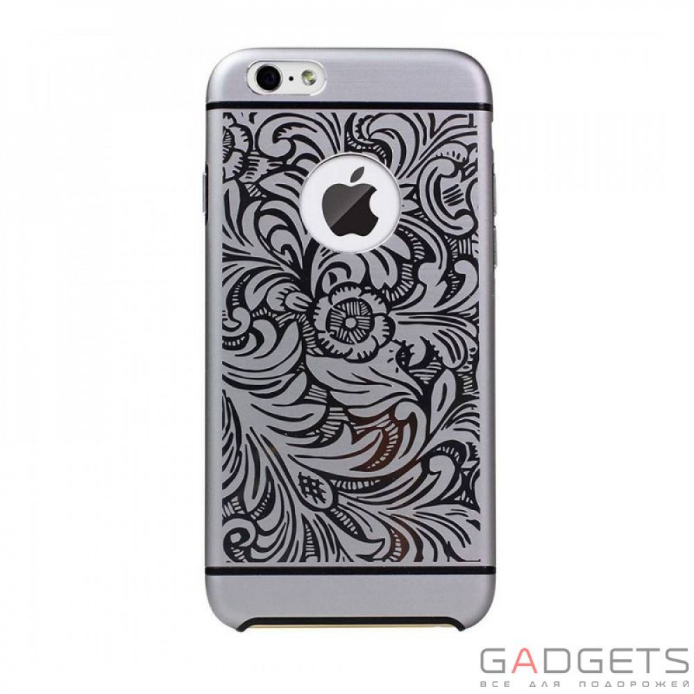 Фото Чохол-накладка iBacks Aluminium Case Essence Cameo Venezia Series Black for iPhone 6 4.7''
