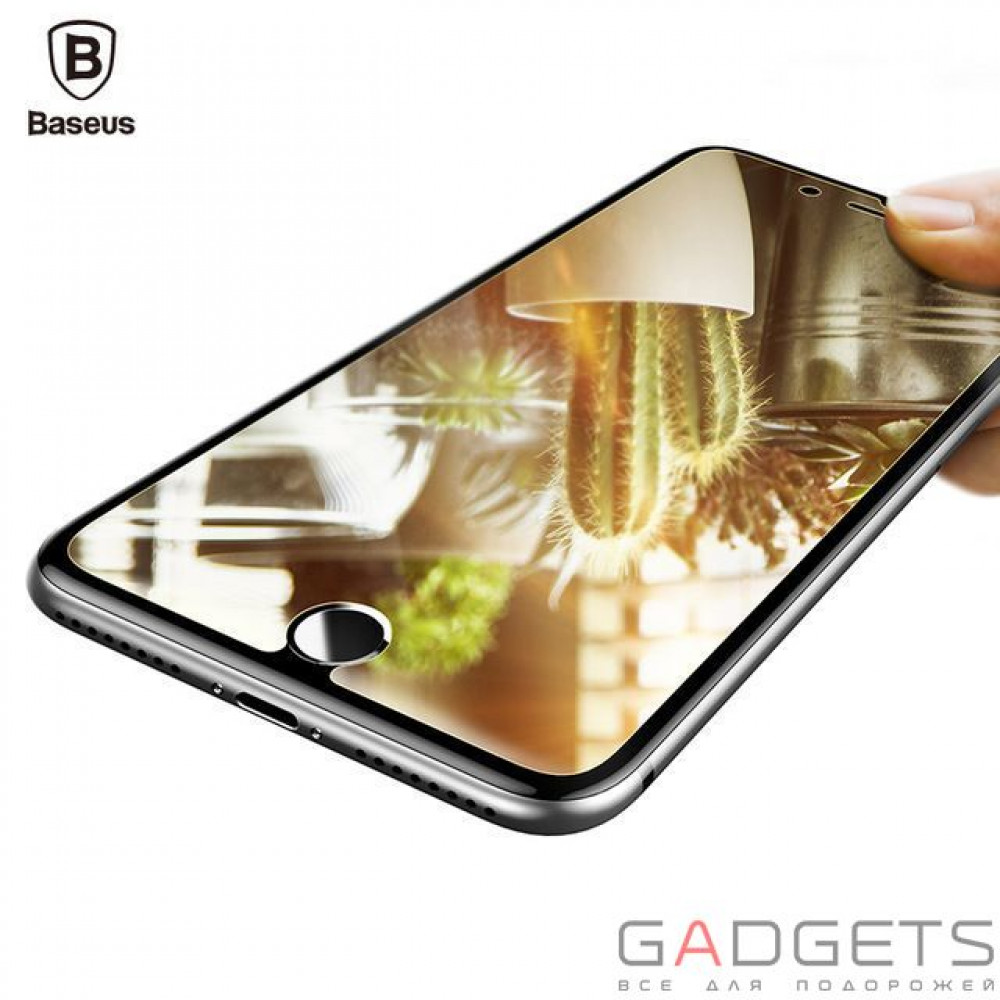 Фото Захисне скло Baseus Mirror Glass Film для iPhone 7 Transparent