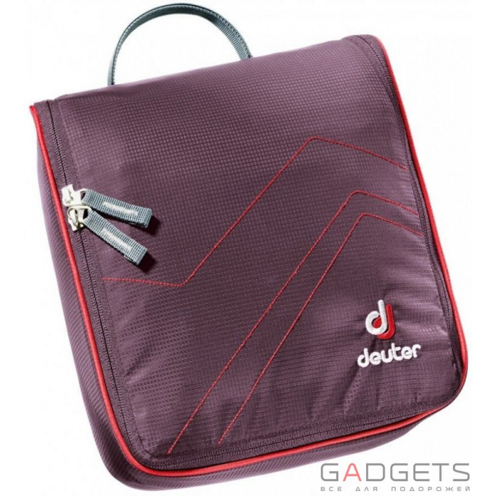 Фото Косметичка Deuter Wash Center II цвет 5522 aubergine-fire