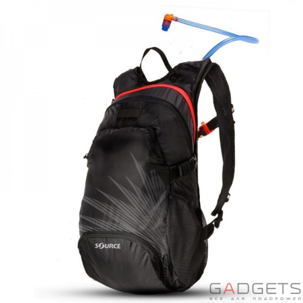 Фото Рюкзак с гидратором SOURCE Fuse 2+6L Black/Red (2052222002)