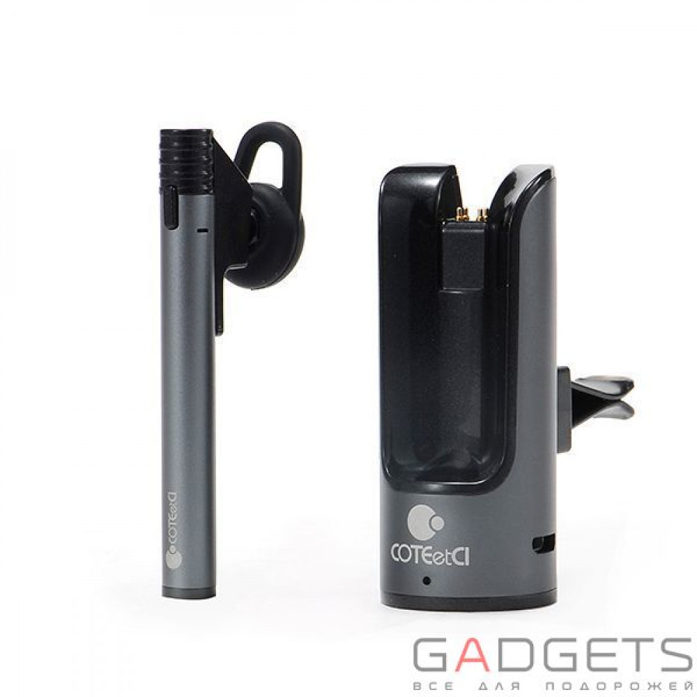 Фото Bluetooth-гарнітура COTEetCI BH05 CAR Headset Space Grey