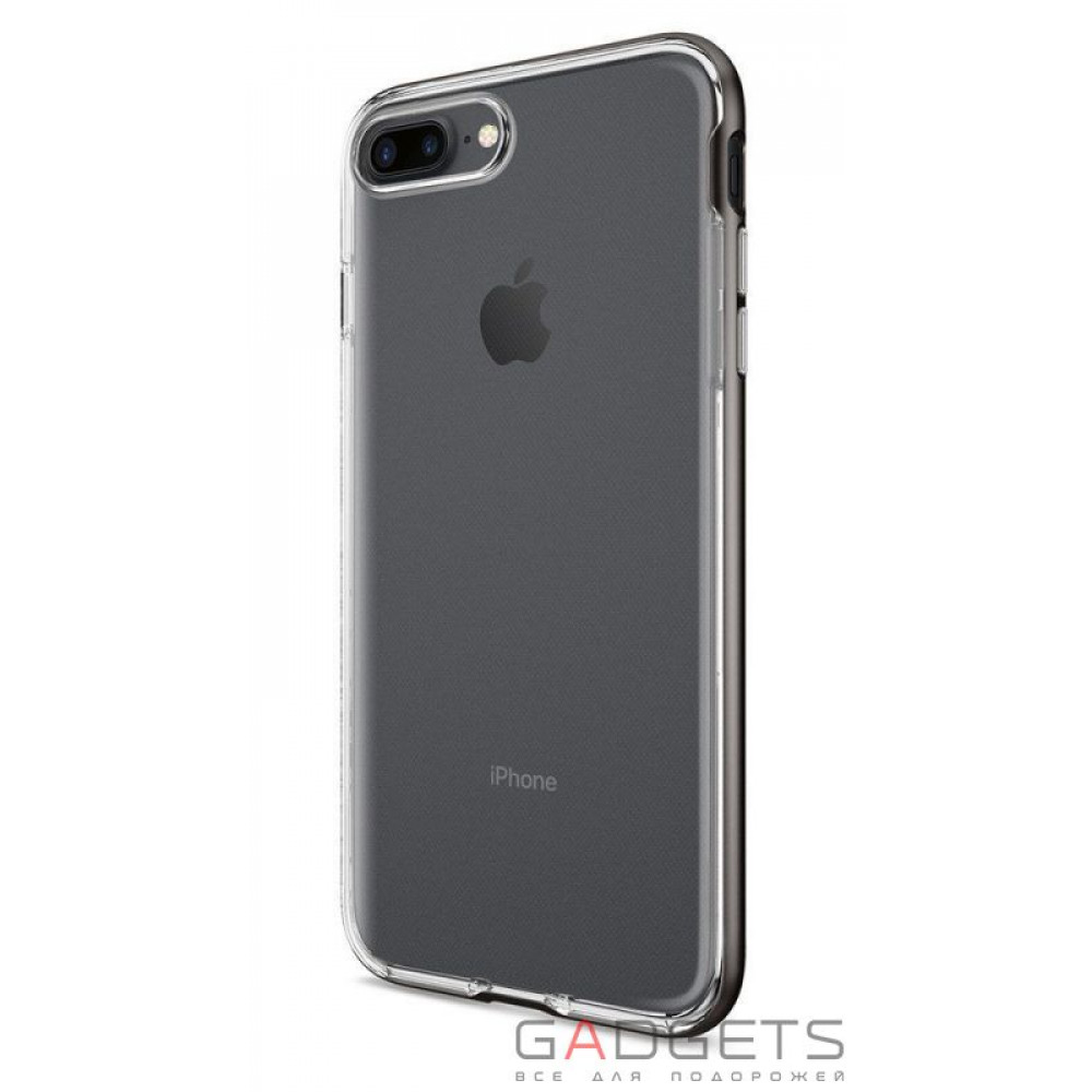 Фото Чохол-накладка Spigen Case Crystal Hybrid Gun Metal для iPhone 7 Plus (SGP-043CS20508)