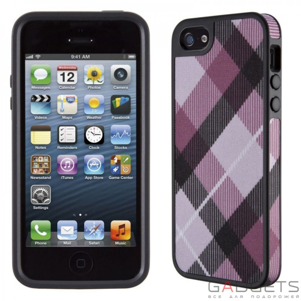 Фото Чeхол Speck iPhone 5 FabShell MegaPlaid Mulberry/Black (SP-SPK-A1594)