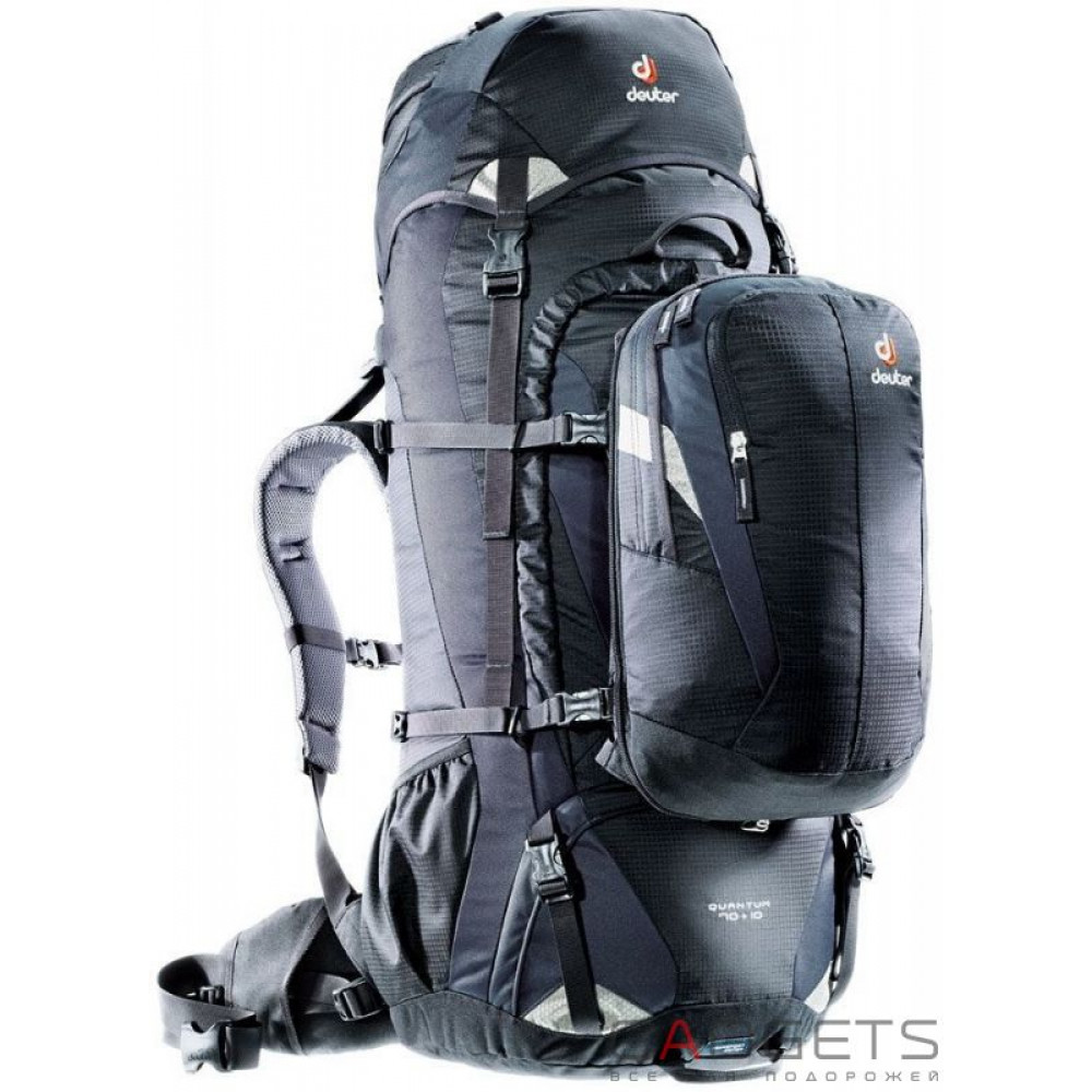 Фото Рюкзак Deuter Quantum 70+10 колір 7400 black-silver