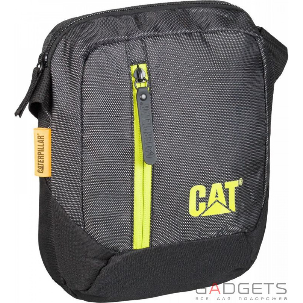 Фото Сумка на плечо CAT The Project Sport Edition Черный/лайм (83373;340)