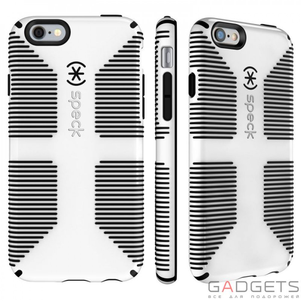 Фото Чехол Speck для Apple iPhone 6/6s CandyShell Grip White/Black (SP-73425-1909)