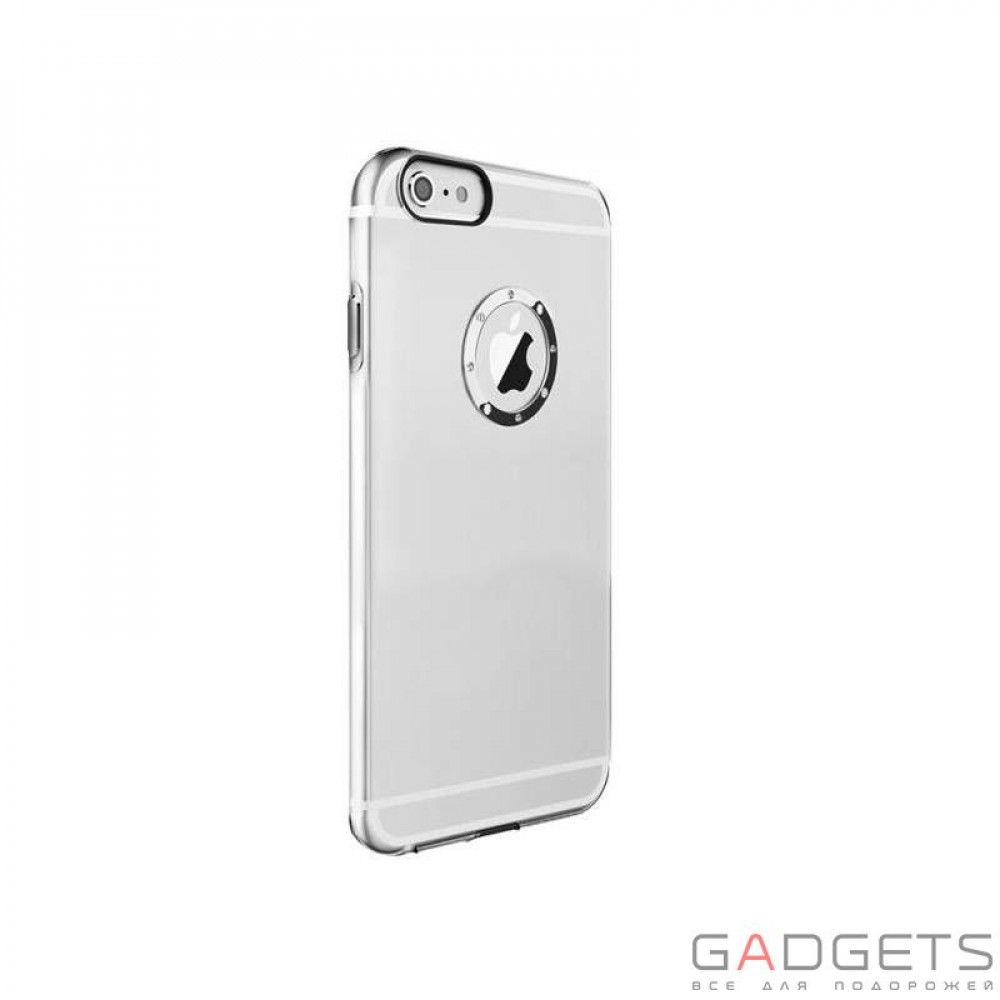 Фото Чехол-накладка iBacks Inherent Jacket Love Transparent Case with Diamond Ring for iPhone 6S Silver Ring