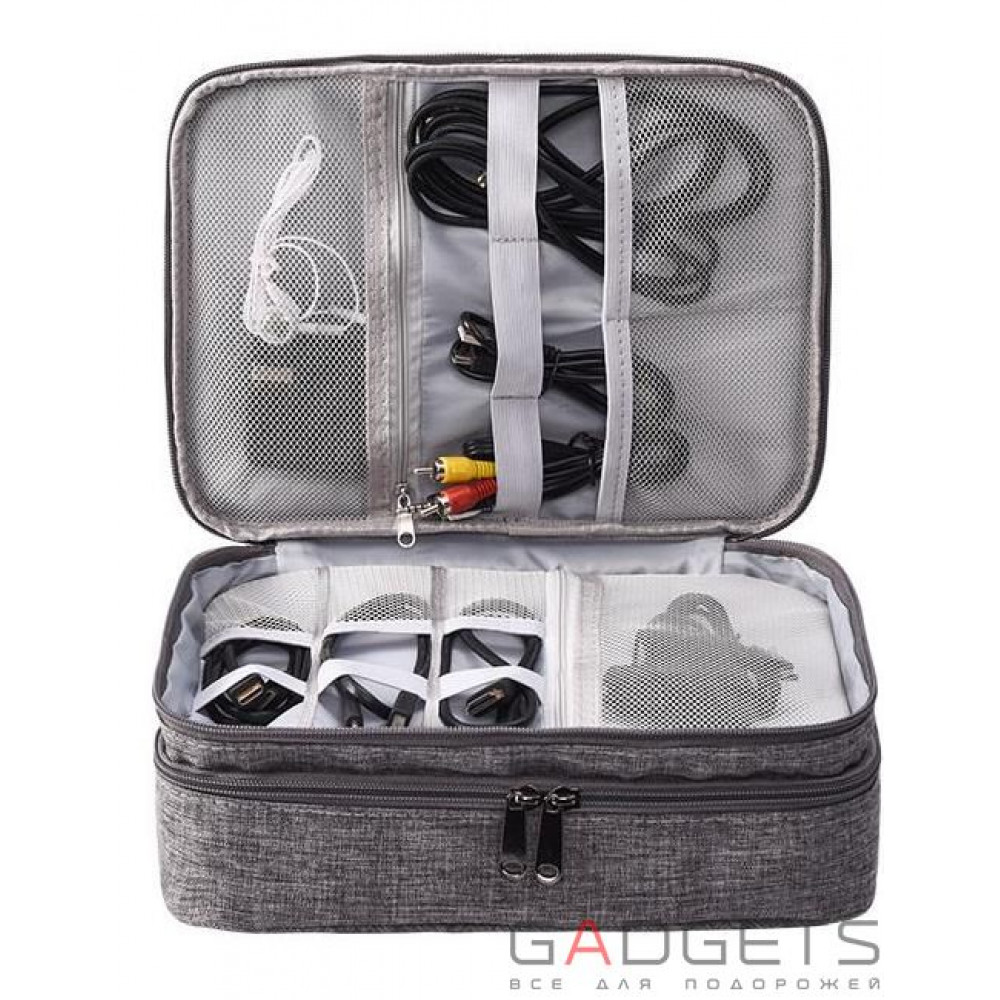 Фото Дорожный органайзер для аксессуаров Travelty Basics XL Grey (TR-BXL-GR)