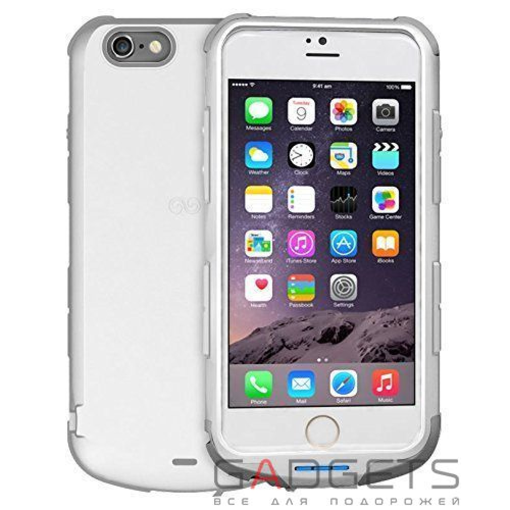 Фото Аккумулятор iWALK Rugged Power Case 2400mAh Li-Polymer battery for iPhone 6 4.7'' White