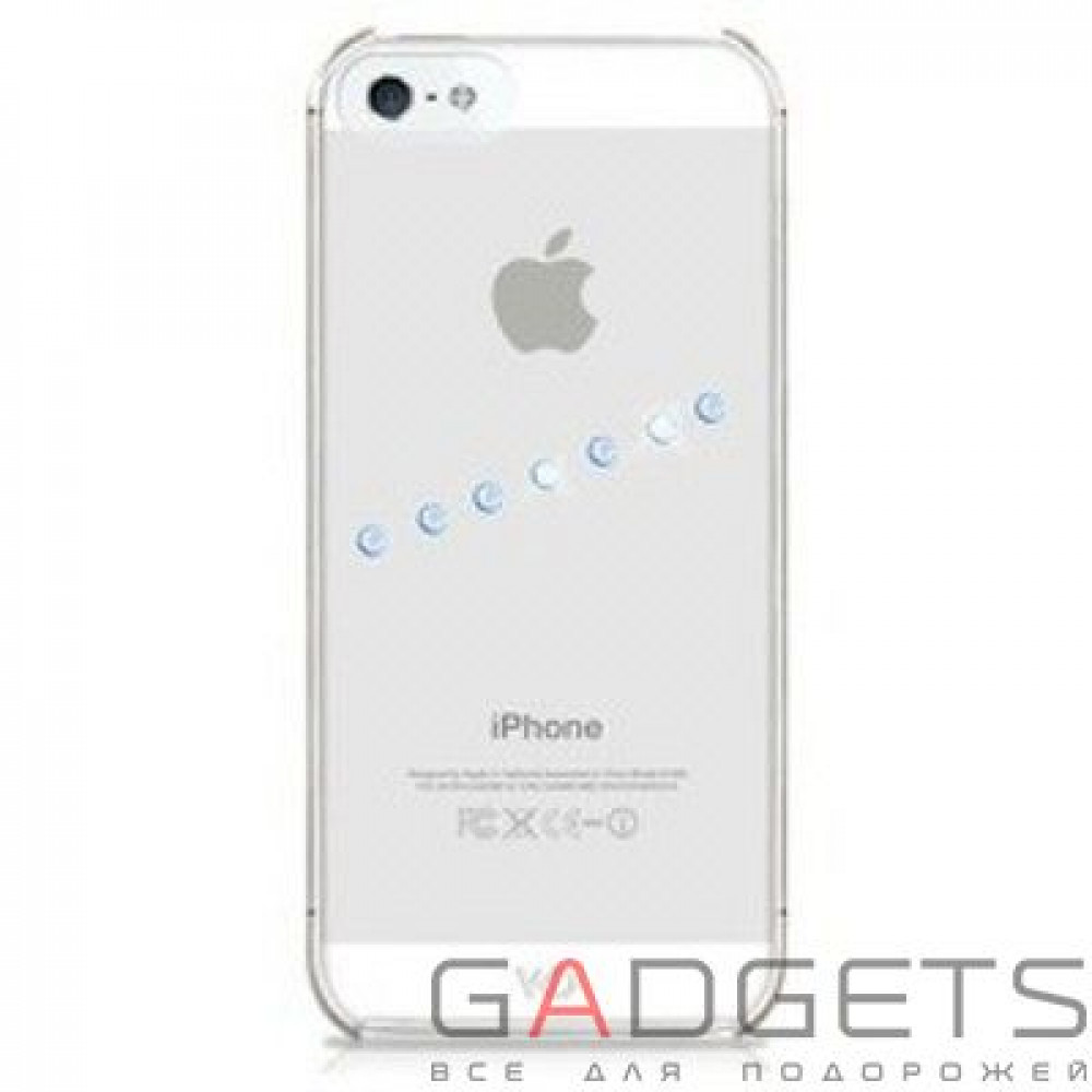 Фото Чехол-накладка White Diamonds Sash Ice Blue для iPhone SE/5/5S (1210SIC44)