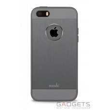 Чехол-накладка Moshi iGlaze Armour Metallic Case Gunmetal Gray для iPhone SE/5/5S (99MO061211)