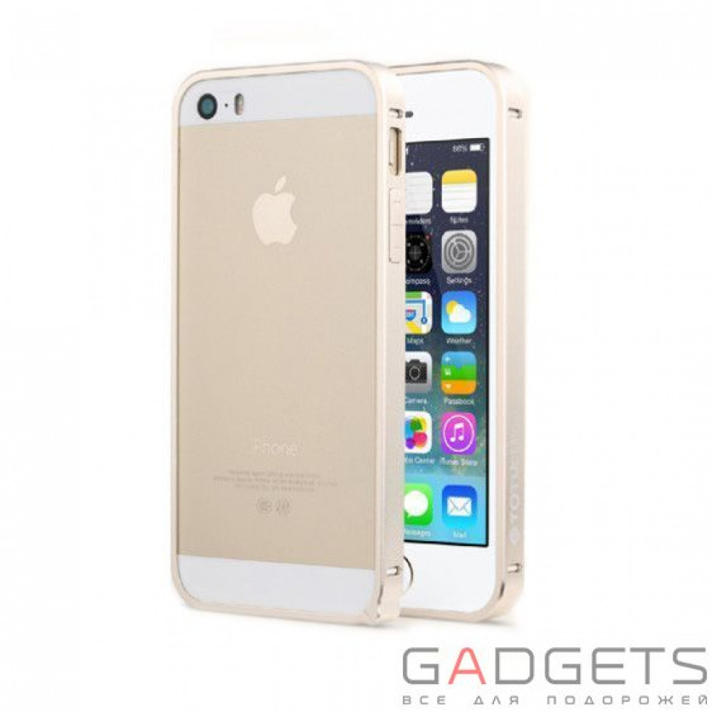 Фото Бампер LEXAN Aluminum Bumper Gold для iPhone 55s